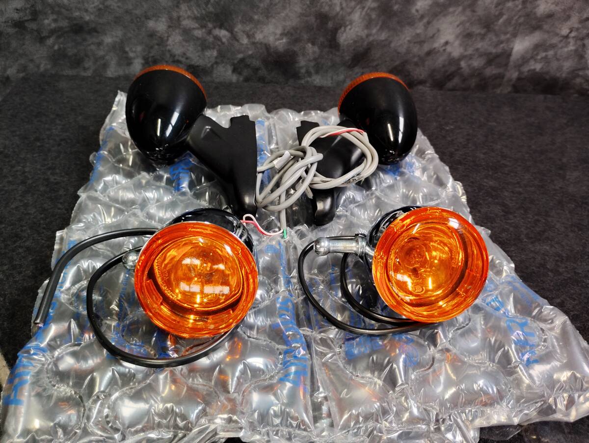 ハーレー　HARLEY-DAVIDSON　スポーツスター　XL　XL1200CX 用　前後ウインカーセット　ターンシグナル　納車前取外し_画像3
