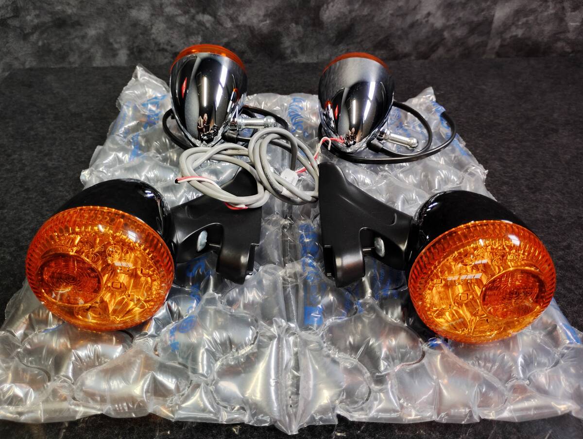 ハーレー　HARLEY-DAVIDSON　スポーツスター　XL　XL1200CX 用　前後ウインカーセット　ターンシグナル　納車前取外し_画像5