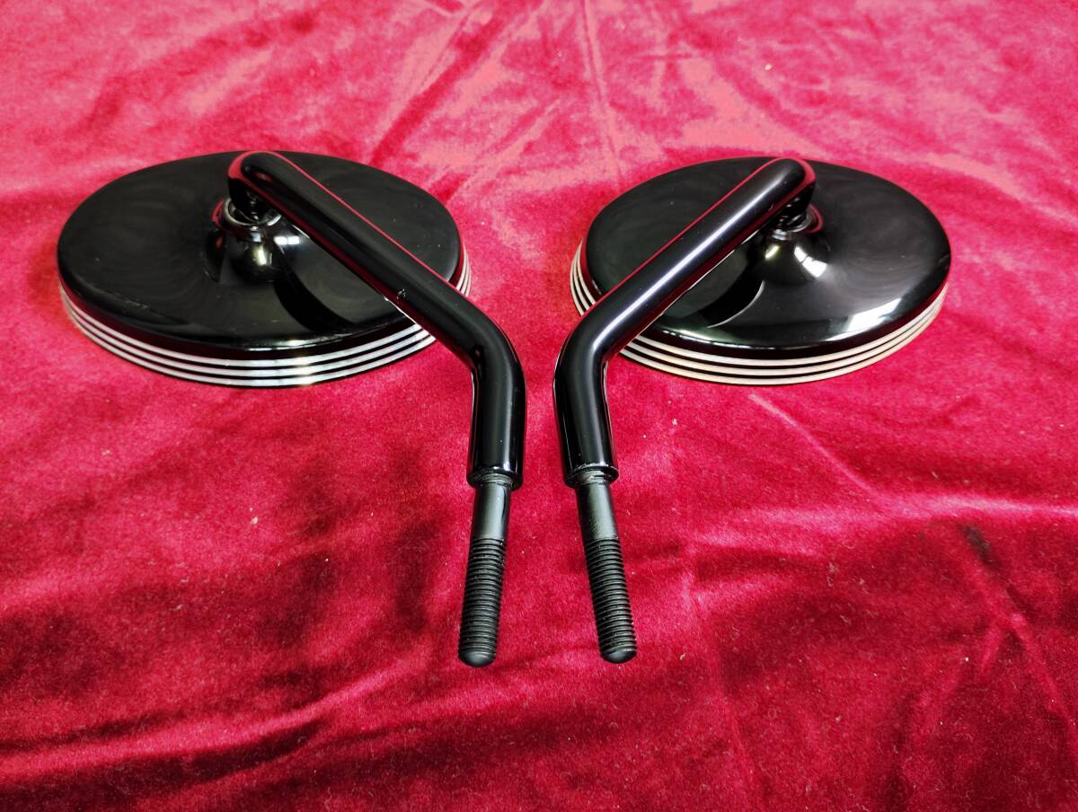 ハーレー HARLEY-DAVIDSON 品番 56000090 カスタム ミラー エッジカット・ドームミラー ／V-ROD／ストリート／スポーツスター／ダイナ／_画像1