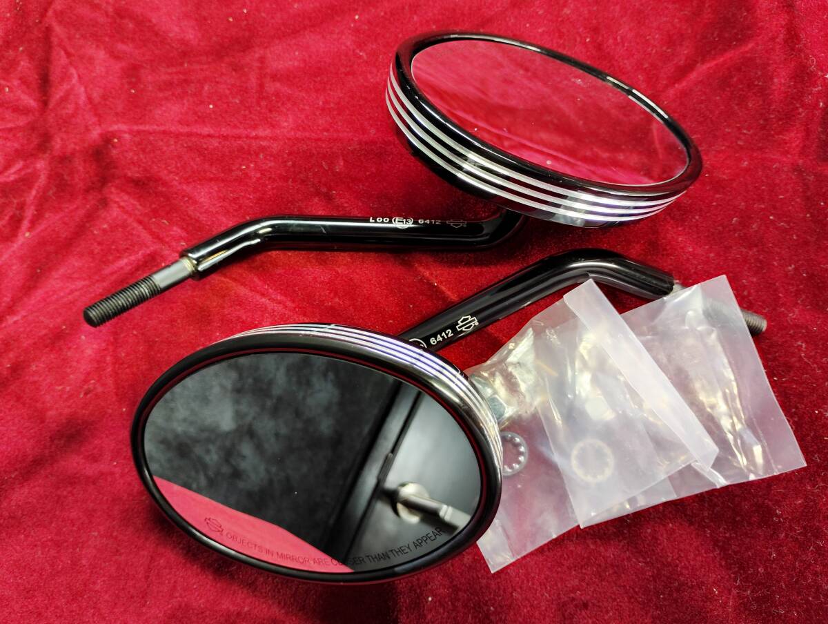 ハーレー HARLEY-DAVIDSON 品番 56000090 カスタム ミラー エッジカット・ドームミラー ／V-ROD／ストリート／スポーツスター／ダイナ／_画像5