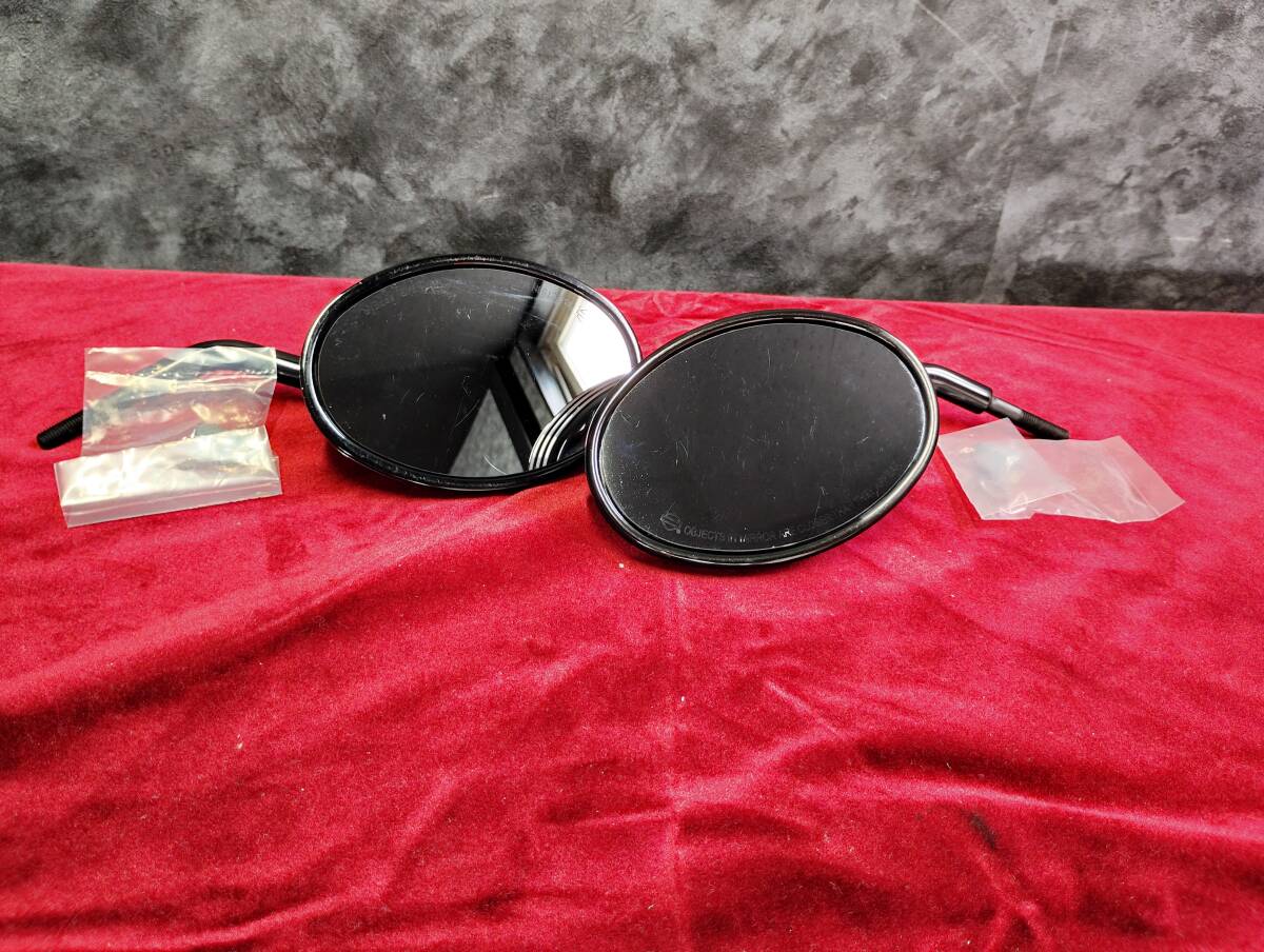 ハーレー HARLEY-DAVIDSON 品番 56000090 カスタム ミラー エッジカット・ドームミラー ／V-ROD／ストリート／スポーツスター／ダイナ／_画像2