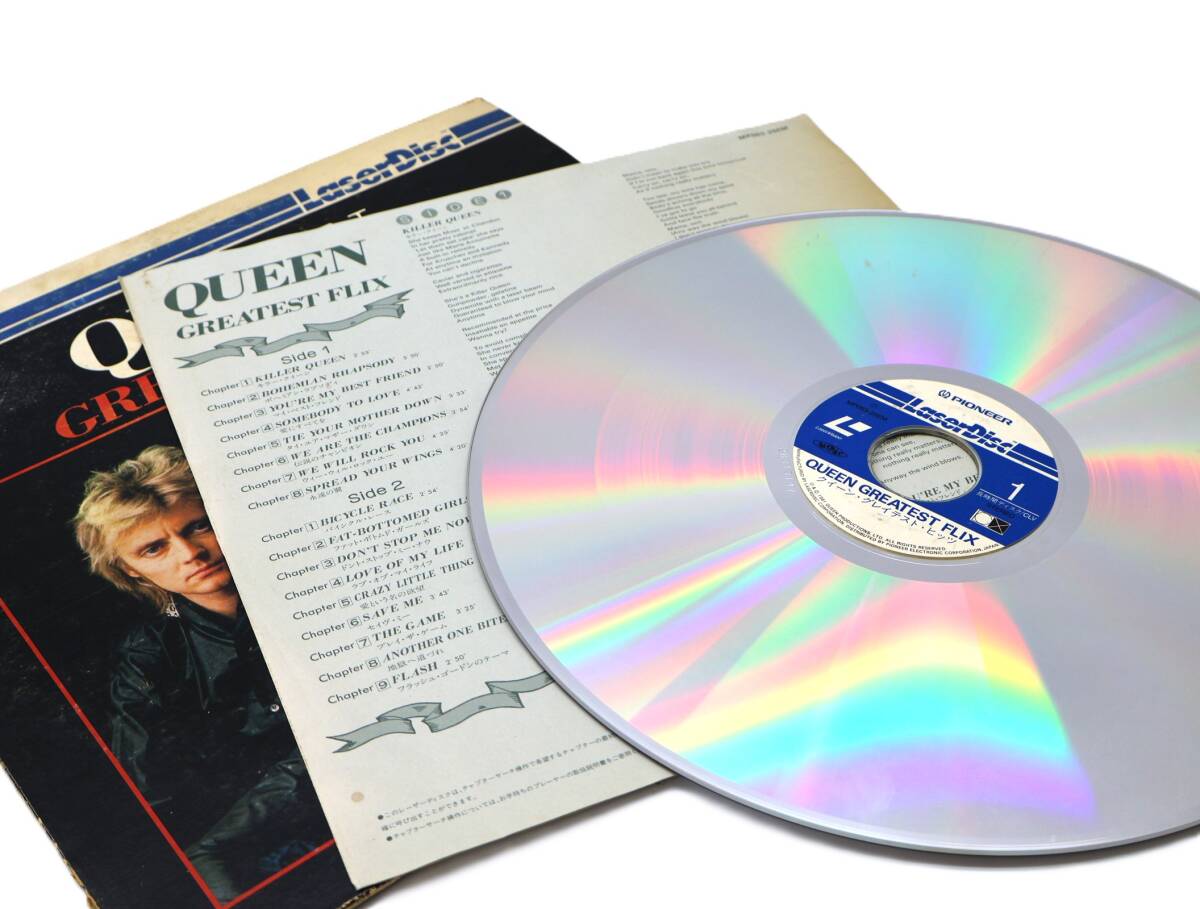 ★中2360 QUEEN GREATEST FLIX クイーン・グレイテスト・ヒッツ レーザーディスク LD コレクター放出品 同梱可 32509081_画像2
