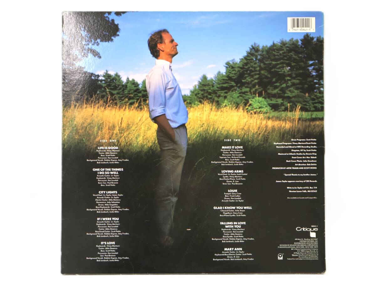 ★中2469 Livingston Taylor リヴィングストン・テイラー/Life Is Good ライフ・イズ・グッド レコード LP盤 アナログ盤 32509081_画像7