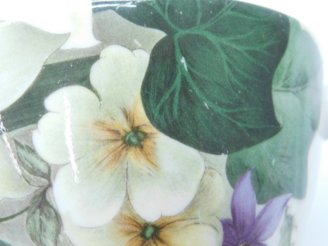 ★小1435 The Bristol China Company イギリス製 茶器 カップ＆ソーサー コーヒーカップ ティーカップ 洋食器 フラワー 花柄 12511061_画像10