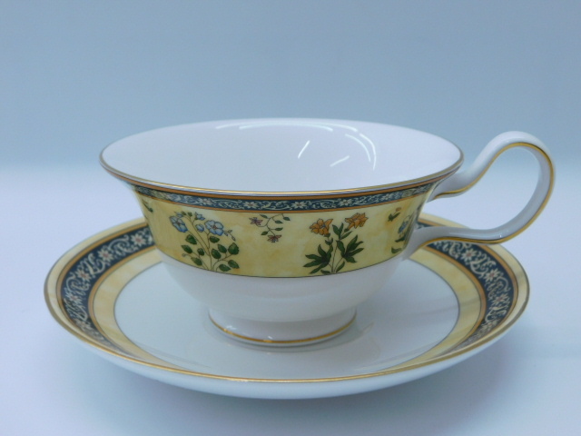 ★小1442 カップ＆ソーサー ウェッジウッド INDIA ノリタケ ガラコンテッサ ミントン ロイヤルアッシュモア ティーカップ 茶器 12511061_画像2