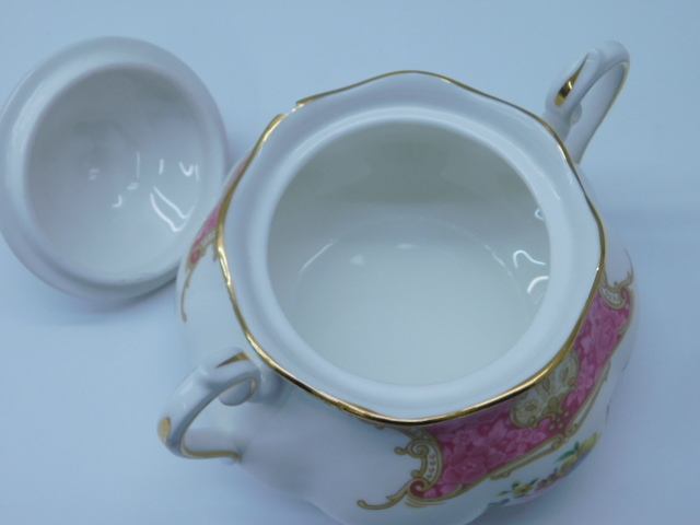 ★小1443 ロイヤルアルバート ROYAL ALBERT ティーセット 茶器 ティーポット シュガーポット カップ ソーサー プレート 砂糖入 12511061_画像3