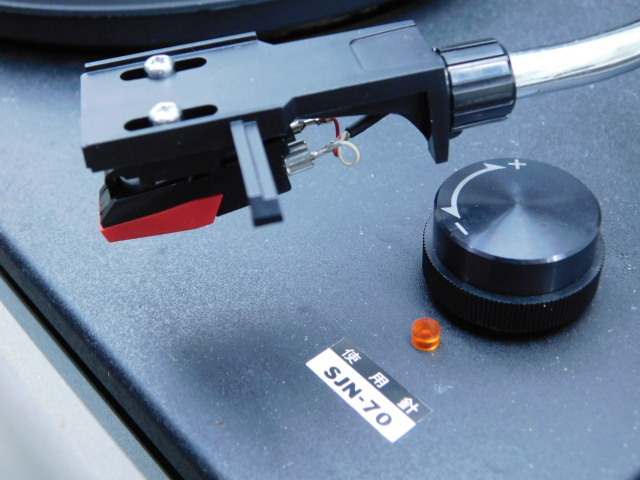 ★小1466 昭和レトロ コロンビア COLUMBIA GP-22 カセットターンテーブル カセット/3スピードプレーヤー レコードプレーヤー 元箱 92511071_画像8