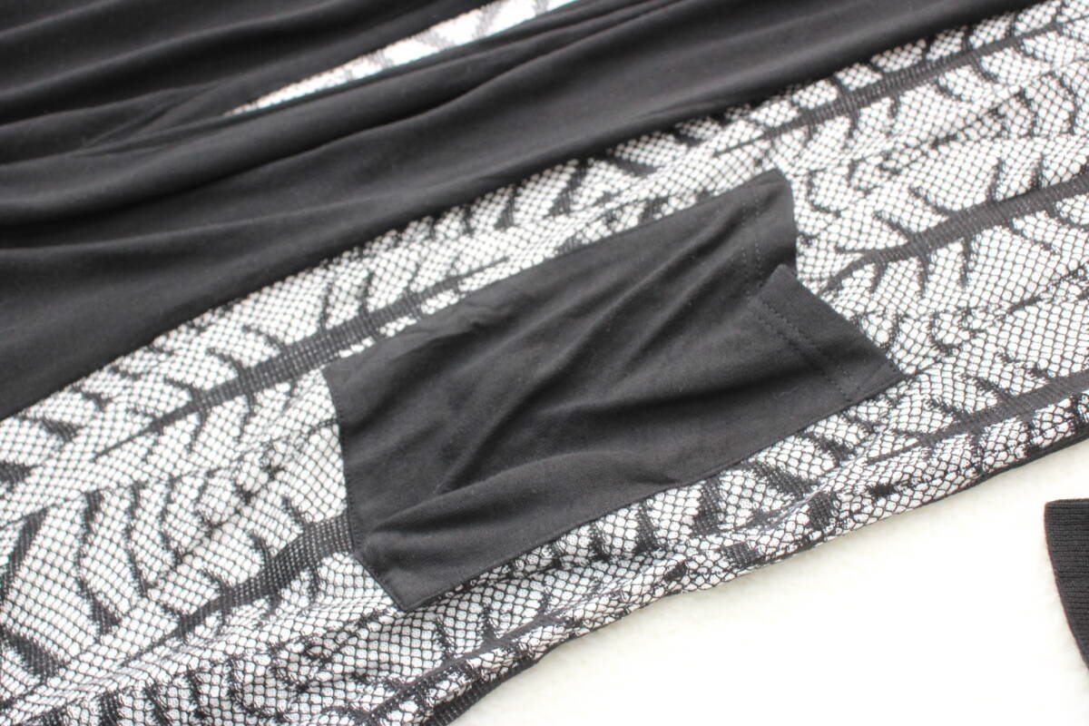 6219 新品 レース風柄ニットカーディガン_画像7