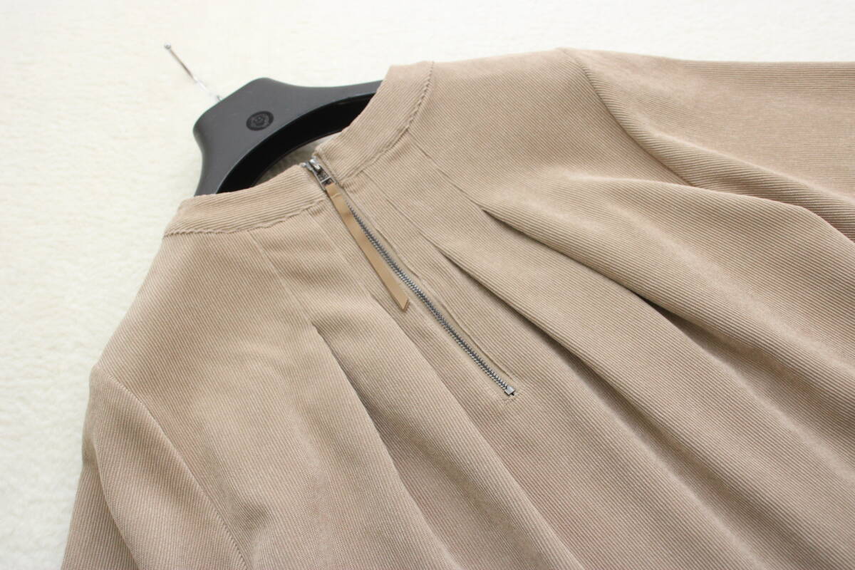 6290 新品 コーデュロイバックZIPブラウス_画像6