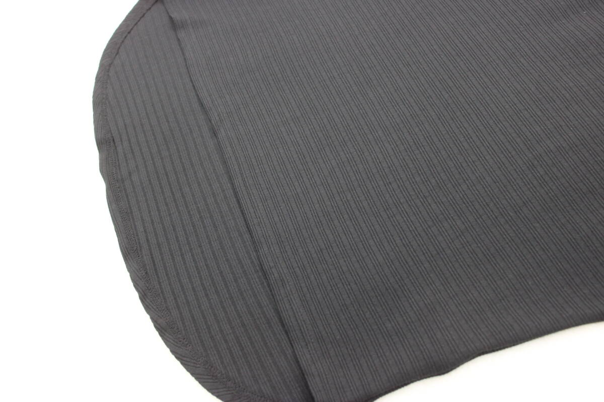 3475 新品 リブドルマンカットソー ブラックＦサイズ_画像6