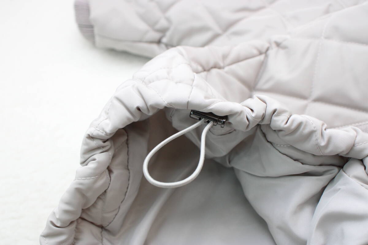 6434 新品 ニットリブキルトジャケット 定価￥14,080税込み_画像9