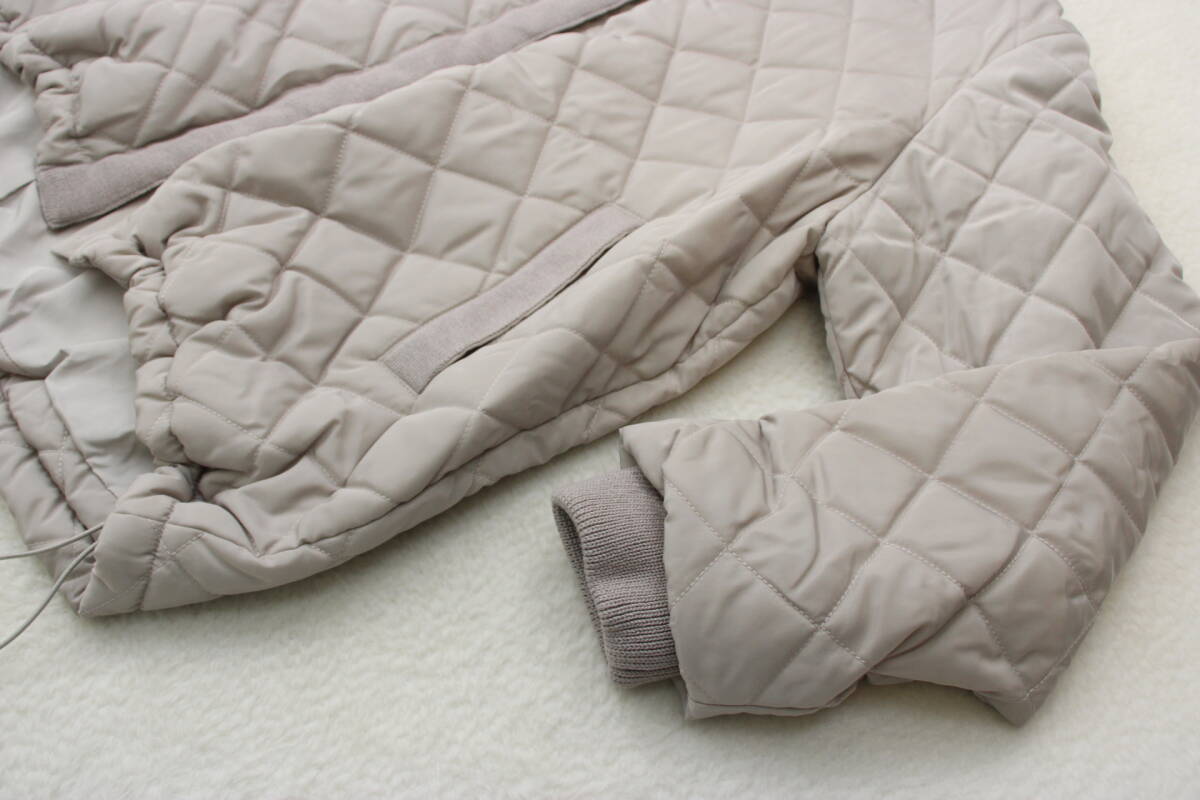 6434 新品 ニットリブキルトジャケット 定価￥14,080税込み_画像5