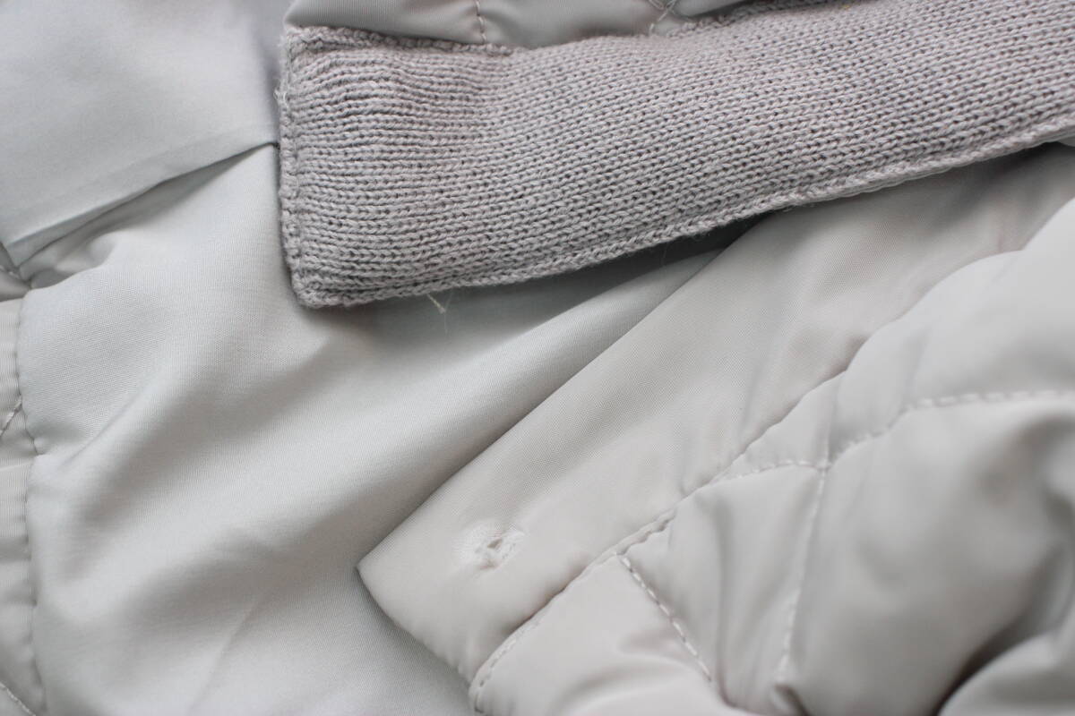 6434 新品 ニットリブキルトジャケット 定価￥14,080税込み_画像7