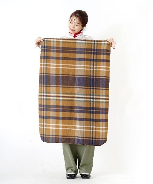 【累計20万枚突破！】フェイバリット フリース ブランケット［S］グリーン ひざ掛けに丁度いい70×100cmサイズ_画像3