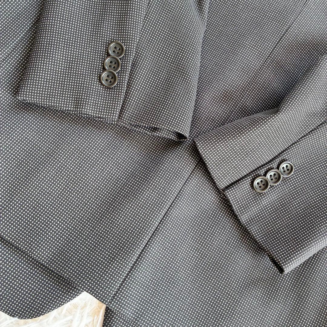 【極上】アルマーニ コレツィオーニ 希少生地× ハリーローゼン特注 スーツ ARMANI COLLEZIONI セットアップ イタリア製 44　ジャケット_画像5