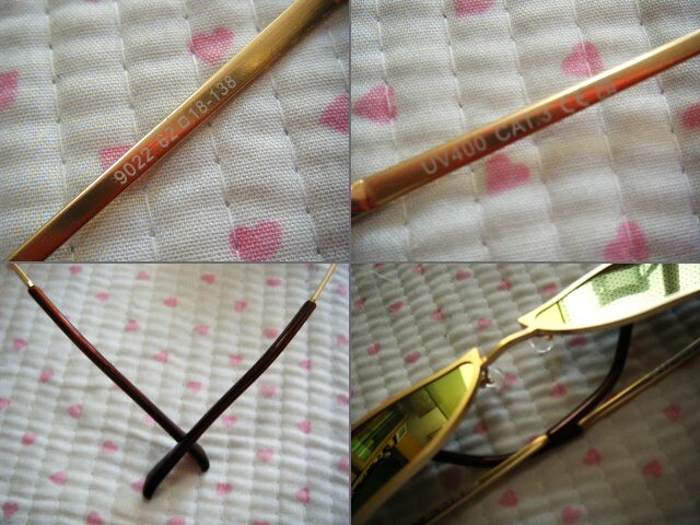  One-piece Don ki сигнал tedo фламинго style высокофункциональный мода солнцезащитные очки золотой цвет размер 62*18-138 UV400 metal рама / зеркало линзы 