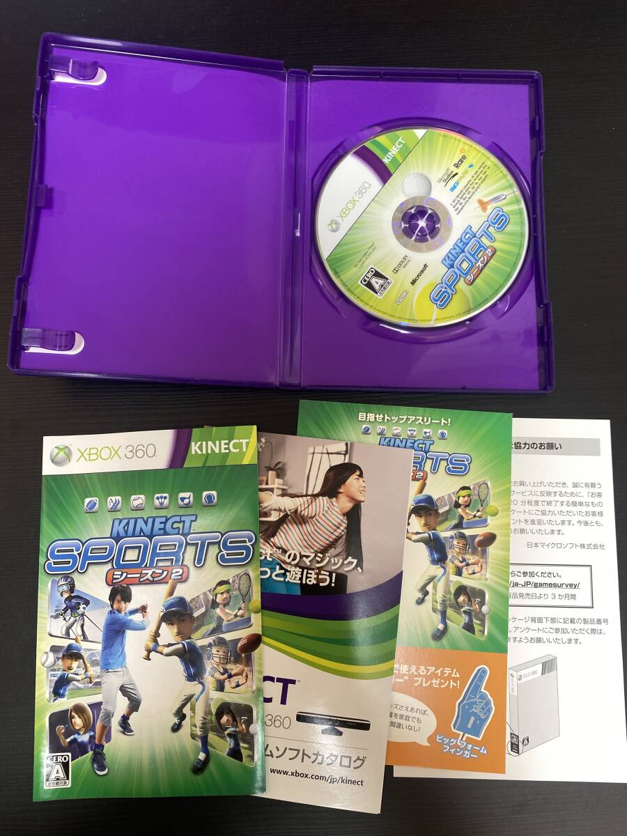 送料無料 Xbox360 キネクト★キネクトスポーツシーズン２★used☆Kinect Sports Season 2☆import Japan JP_画像2
