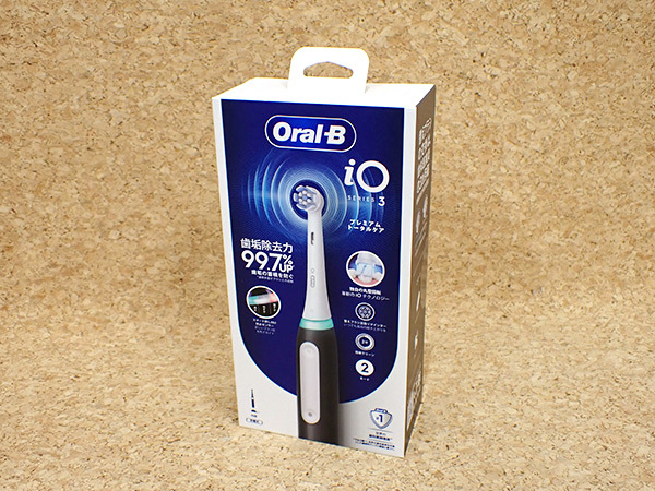 【新品 未開封】ブラウン オーラルB iO SERIES3 ブラック 黒 IOG3.1C6.0 BK_H 丸型回転ブラシ 電動歯ブラシ 本体 Oral-B(QKA1158-1)_画像1