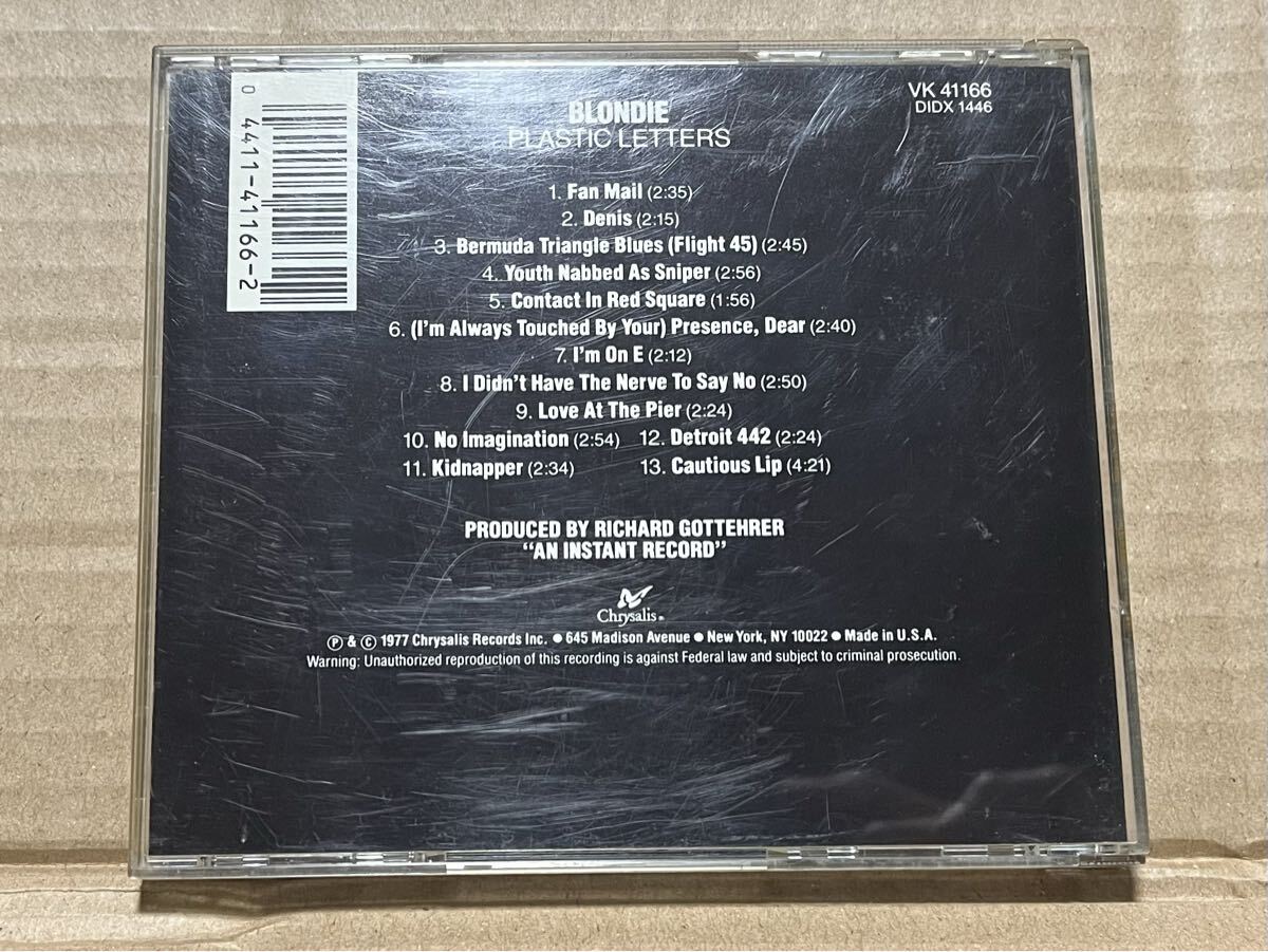 CD『Blondie - Plastic Letters』送料185円 囁きのブロンディ 2ndアルバム_画像3