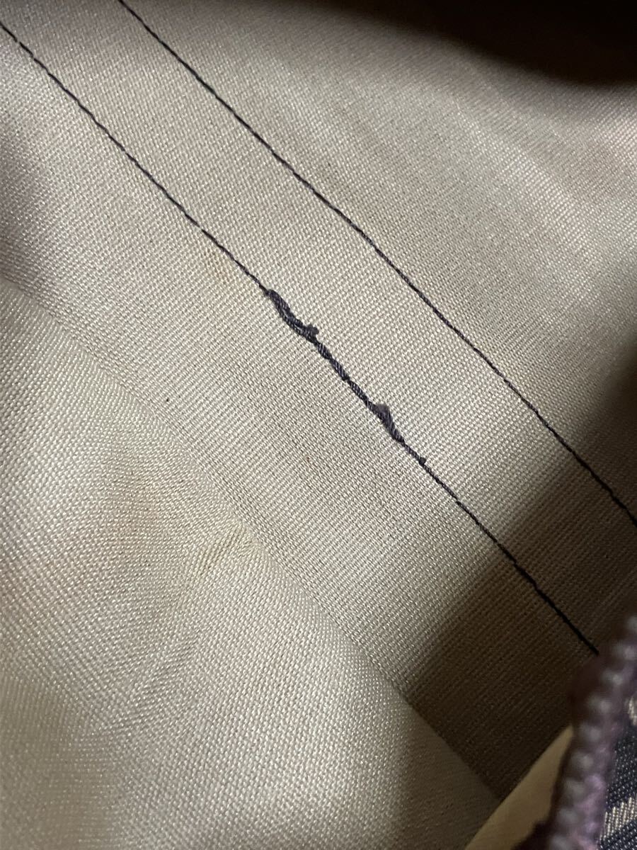 FENDI フェンディ FFロゴ ボストン バッグ ズッカ柄 ブラウン系_画像6