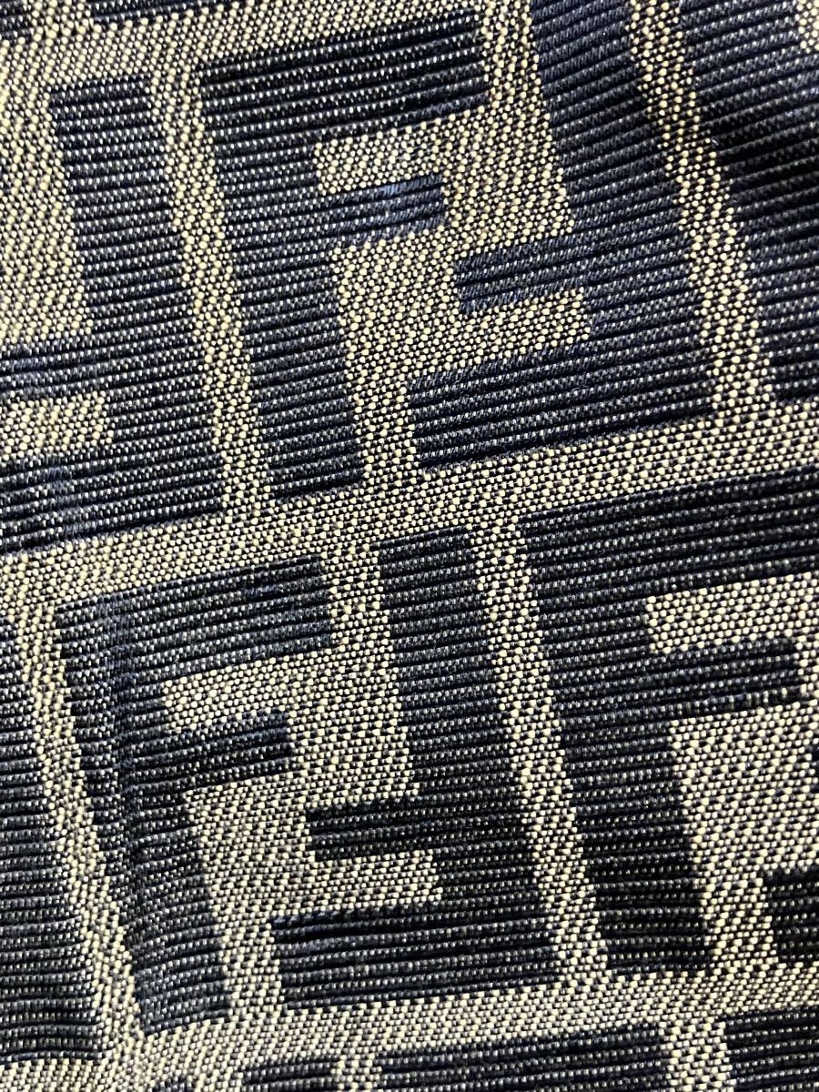 FENDI フェンディ FFロゴ ボストン バッグ ズッカ柄 ブラウン系_画像9