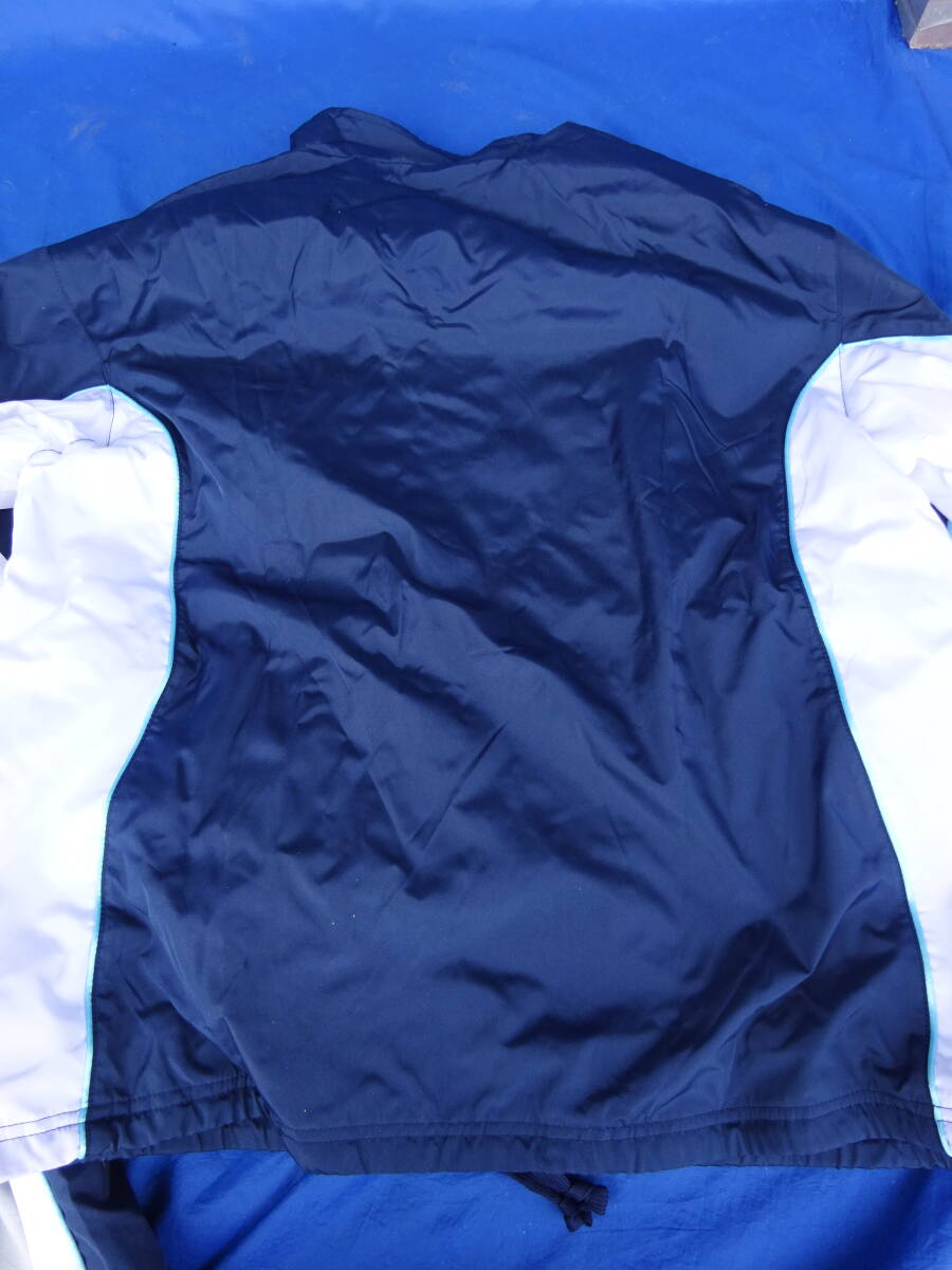 ★未使用/上下セット★Mサイズ バスケットボール ウォームアップウェア ウインドブレーカー ジャケット パンツ ネイビー防寒 バスケ メンズ_画像5