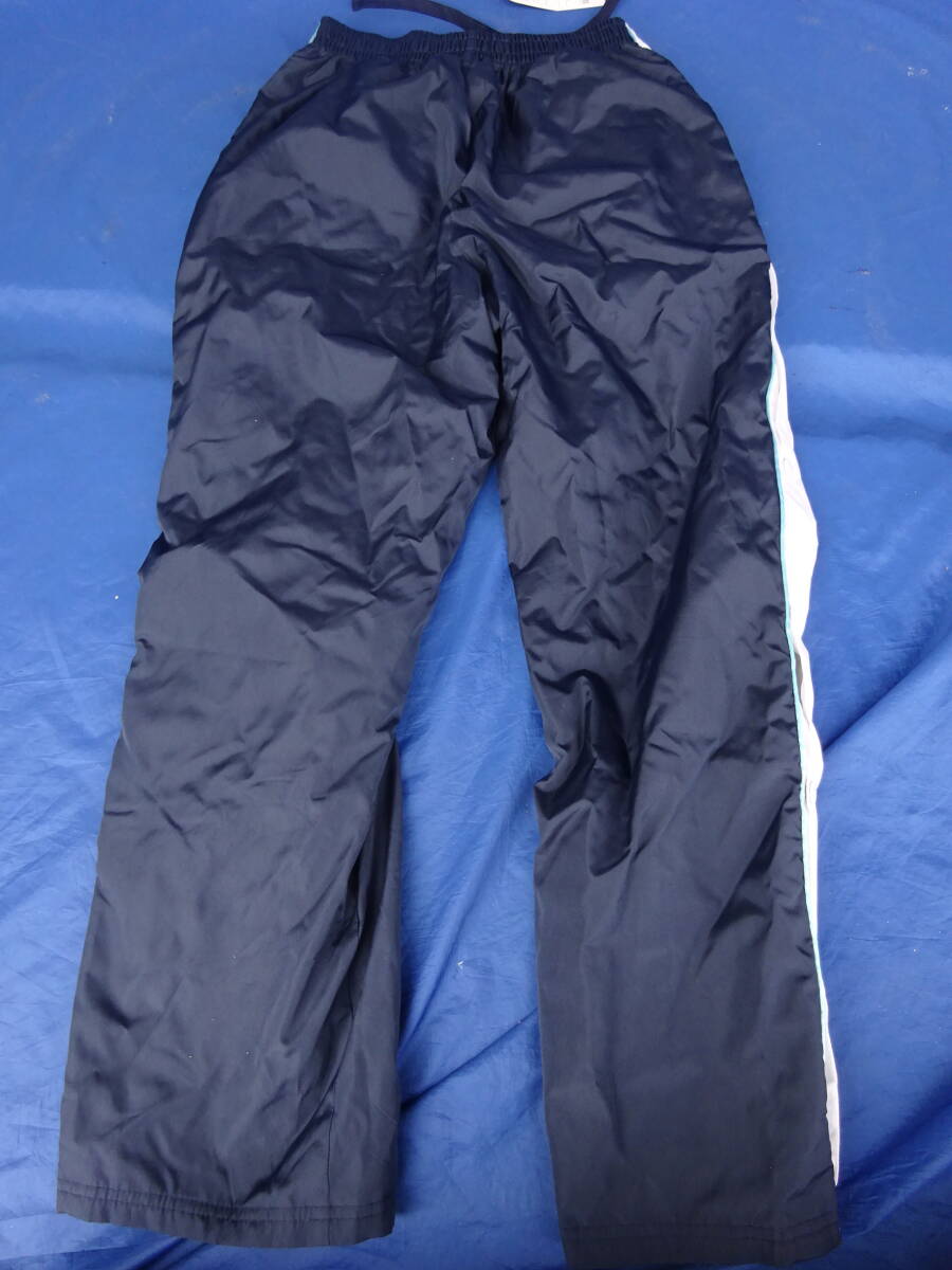 ★未使用/上下セット★Mサイズ バスケットボール ウォームアップウェア ウインドブレーカー ジャケット パンツ ネイビー防寒 バスケ メンズ_画像9