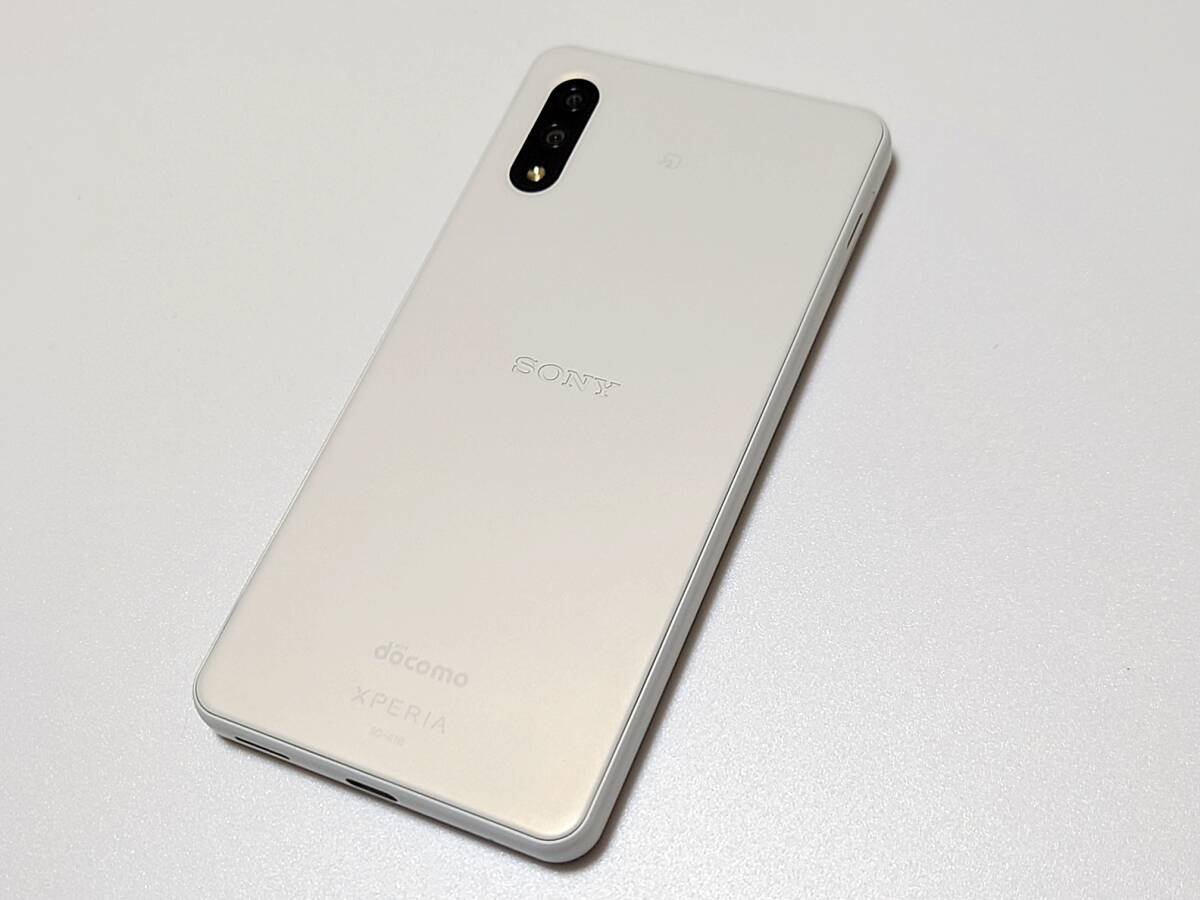 [ бесплатная доставка ] прекрасный товар SONY Xperia Ace II SO-41B docomo белый батарейка возможности 80% и больше 