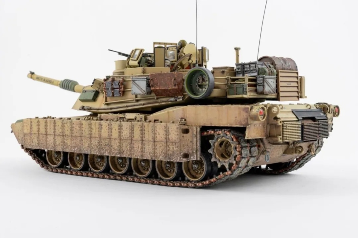 1/35 アメリカ 主力戦車 M1A2 エイブラムス 組立塗装済完成品 w1_画像8