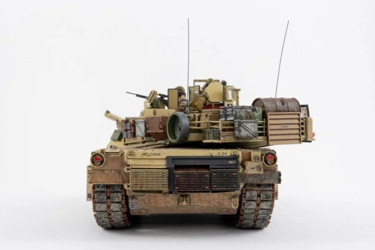 1/35 アメリカ 主力戦車 M1A2 エイブラムス 組立塗装済完成品 w1_画像5