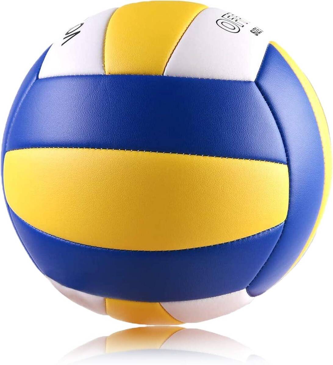 バレーボール 5号球 3個入り 黄白青 軽量 防水 室内・室外練習用ボール スポ_画像4