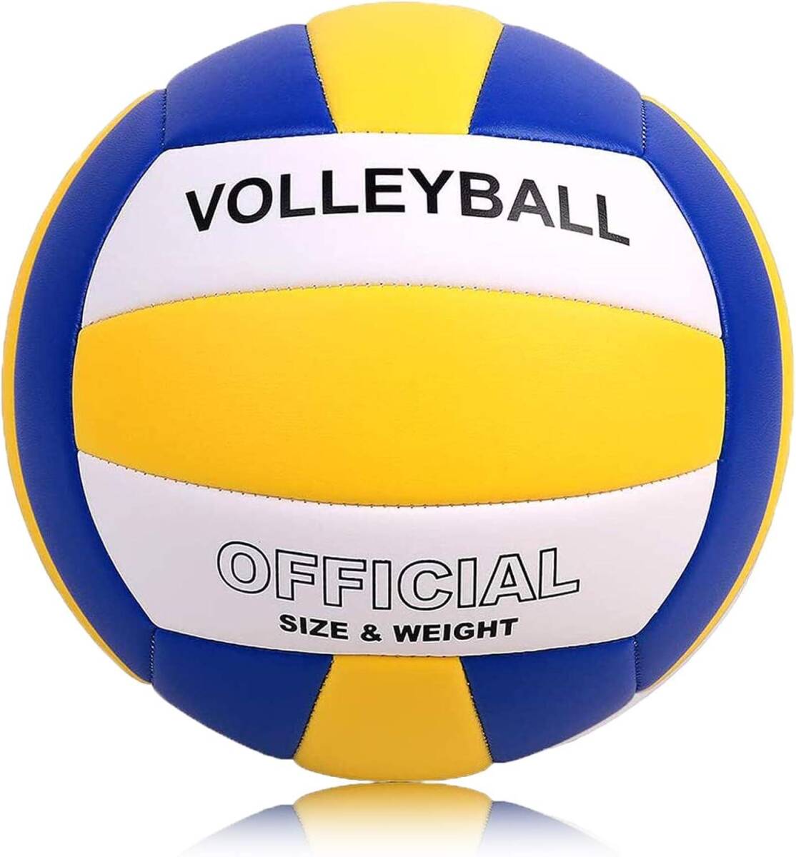 バレーボール 5号球 3個入り 黄白青 軽量 防水 室内・室外練習用ボール スポ_画像2