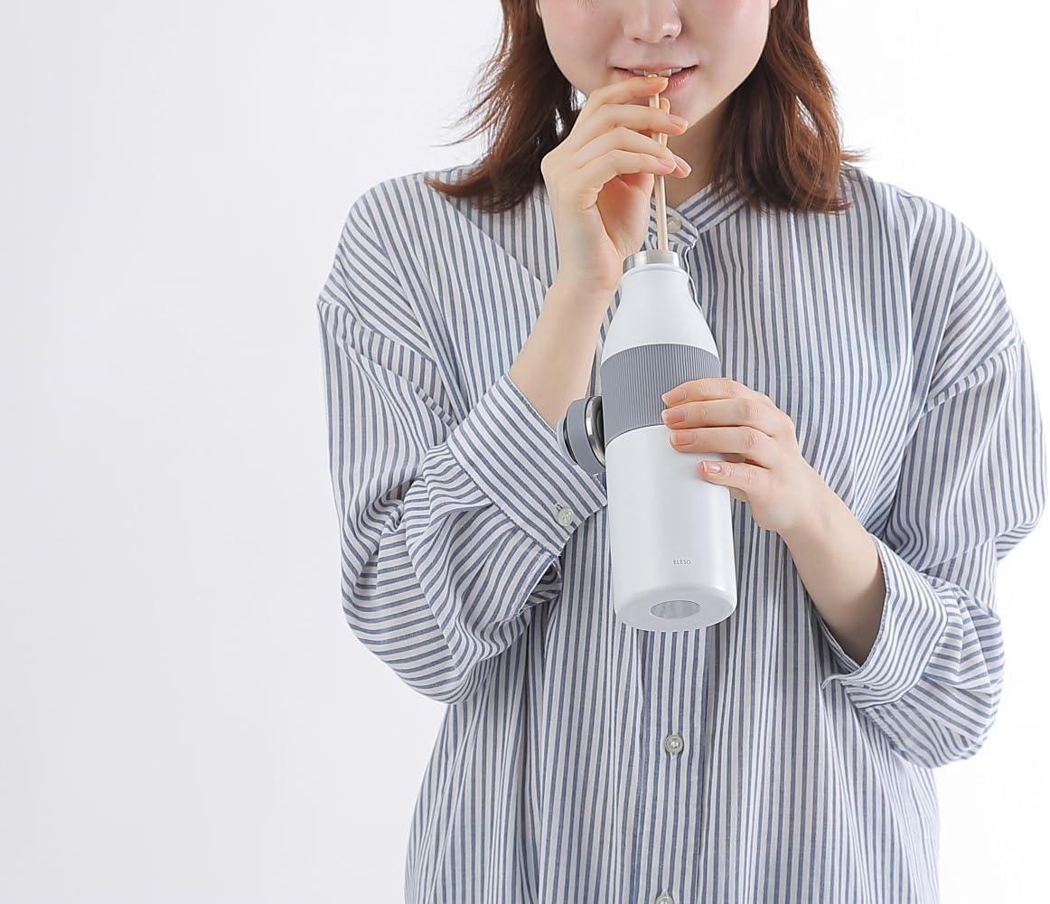 高真空断熱 ステンレスボトル 水筒 500ml 保温保冷 直飲み 魔法瓶 グレー_画像7