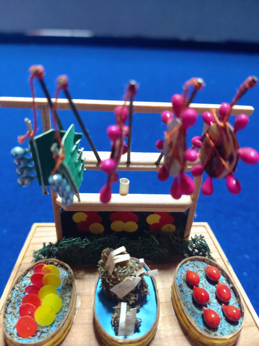 江戸小間物細工　ミニチュア　ほおずき屋台　昭和レトロ　ままごと　ほおずき_画像8