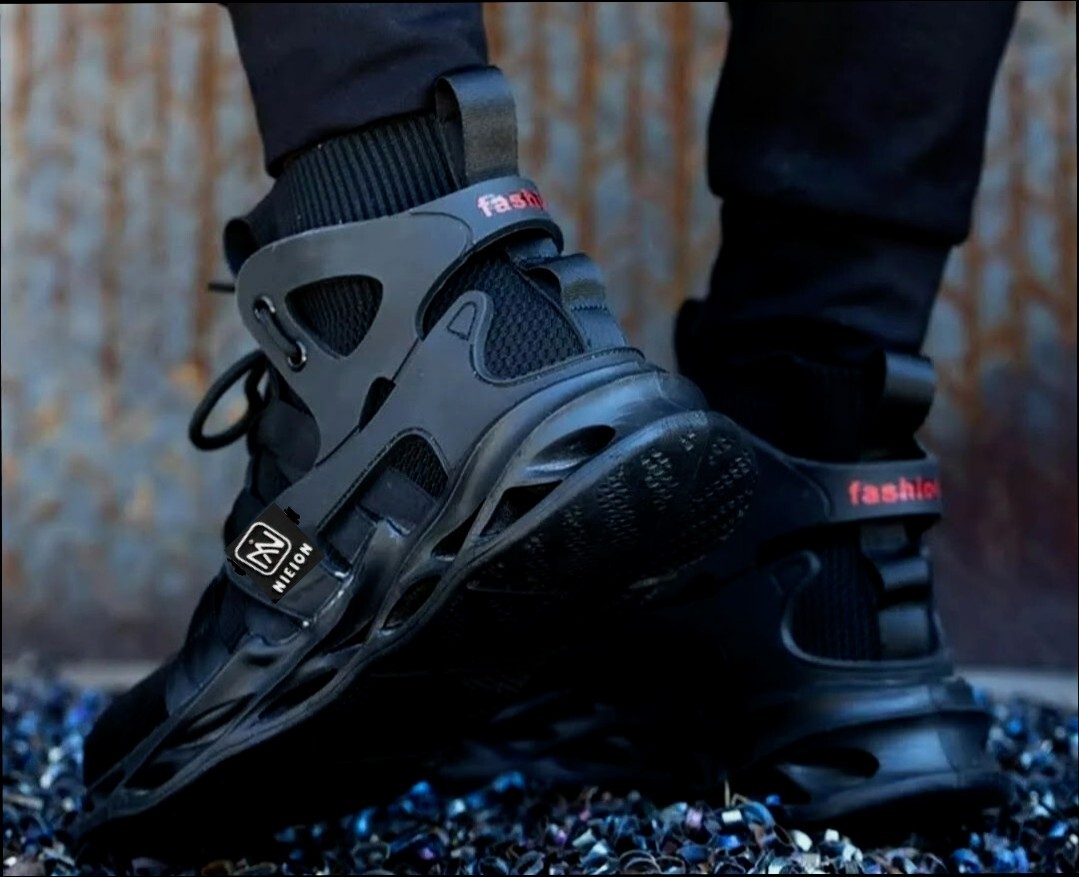 ライディングシューズ　26cm 安全靴　ライディングブーツ　プロテクター バイク　メンズ　レディース　スニーカー　黒色　ブラック_画像4