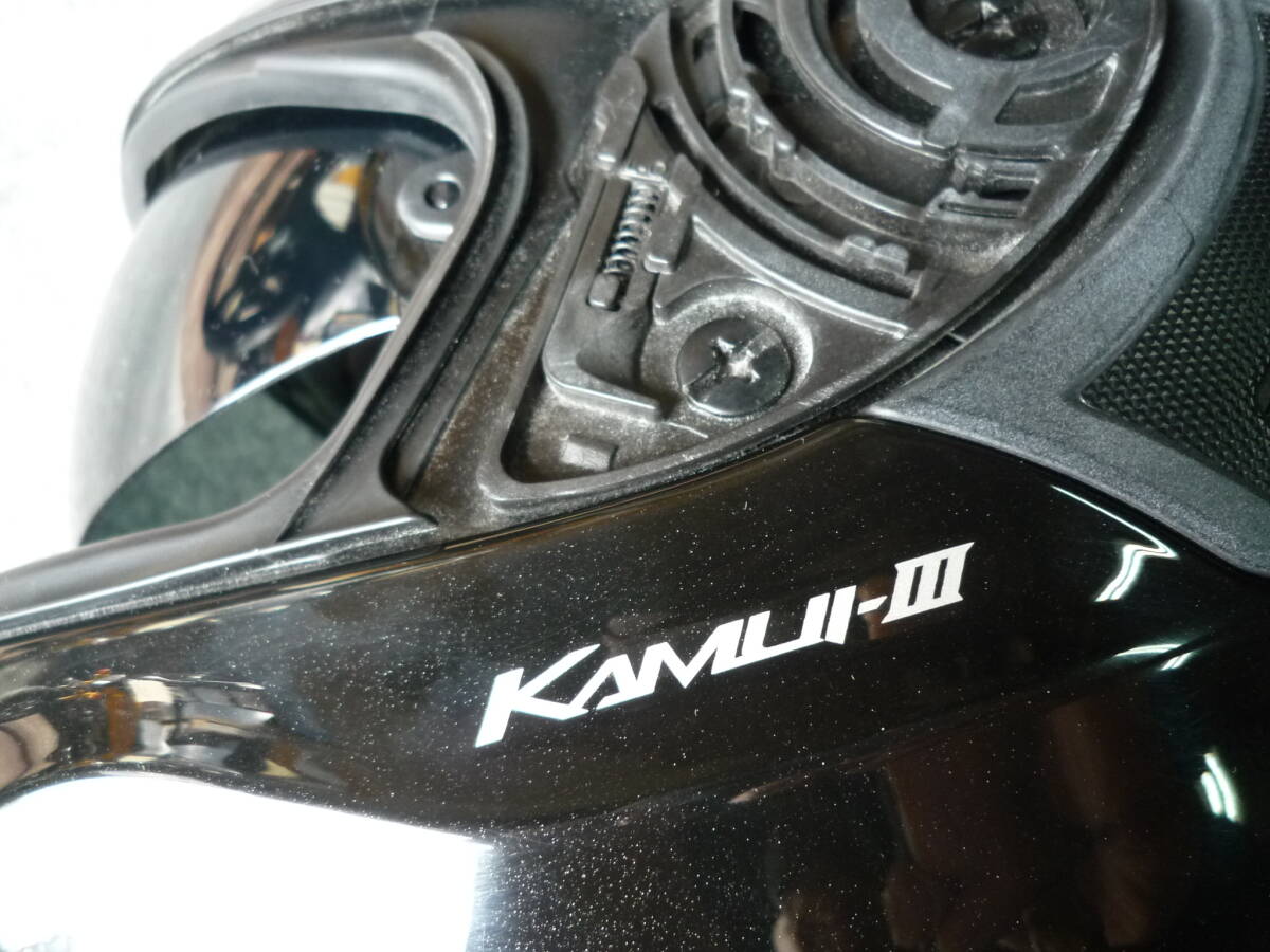 OGK　Ｋａｂｕｔｏ　フルフェースヘルメット　KAMUI-3　サイズ　S　シールド無難あり_画像7