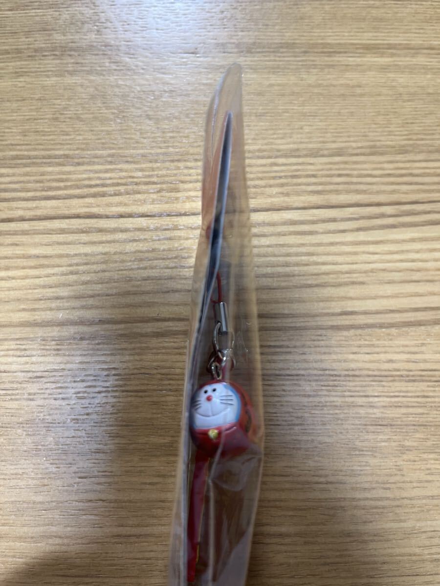 新品未使用 どこでも ドラえもん 群馬限定 だるまドラ 根付けストラップ グッズ ご当地限定_画像2