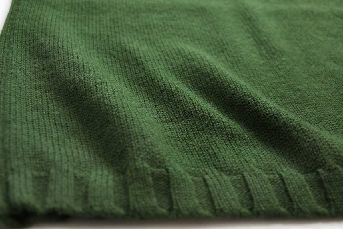 ★90s J.CREW 無地 ウールニット セーター 緑 L★オールド ビンテージ 巨人タグ グリーン オーバーサイズ ビッグサイズ_画像5