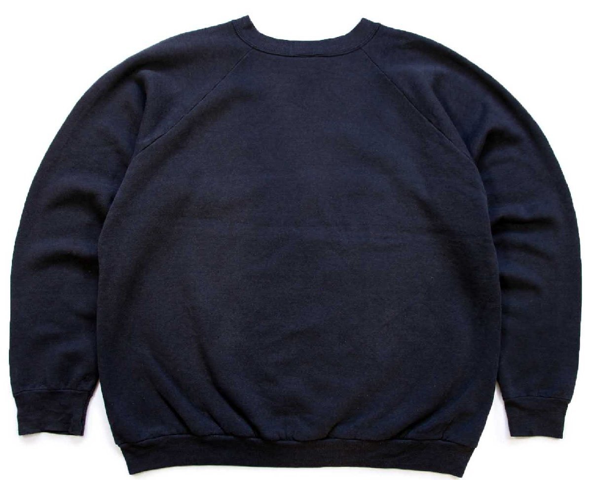 ★80s USA製 KSHE-95 REAL ROCK RADIO ハーレー モチーフ スウェット 黒 フェード XL★ビンテージ HARLEY ラジオ ブラック ビッグサイズ_画像2