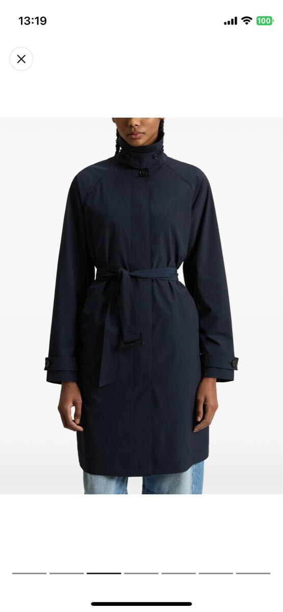 一度使用 新品同様 ウールリッチ トレンチ コート XS 10万_画像3