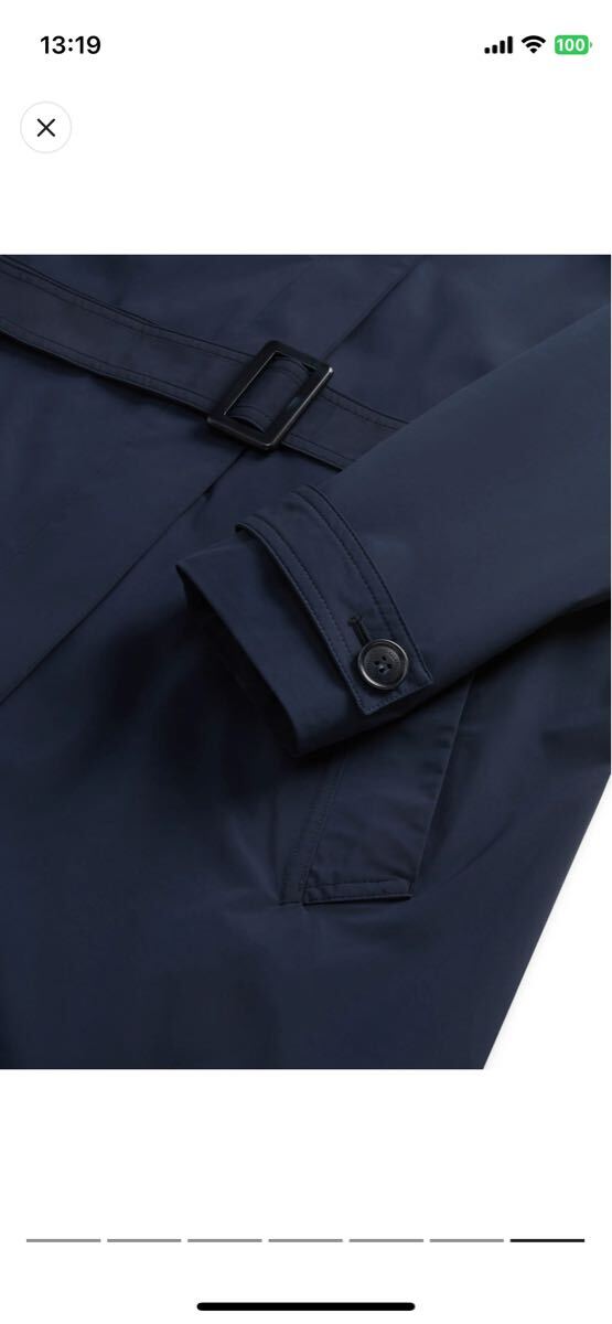 一度使用 新品同様 ウールリッチ トレンチ コート XS 10万_画像7