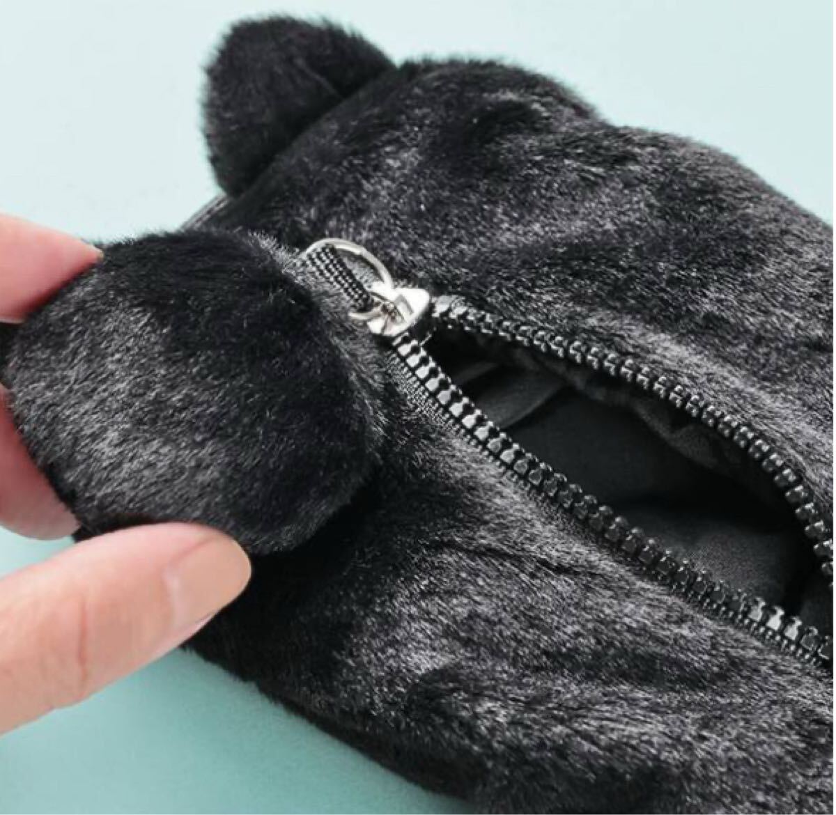 即決 カルディ ふかふかキャットポーチ オンライン限定 新品未開封 くろねこポーチ クロネコ 黒猫 ハロウィン KALDI 完売 入手困難_画像5