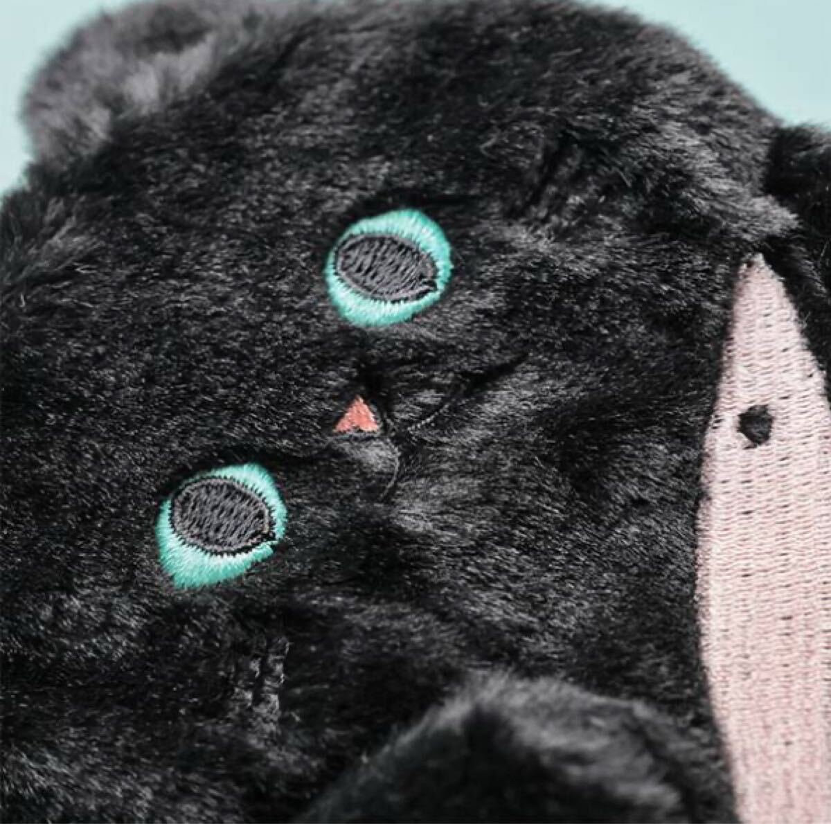 即決 カルディ ふかふかキャットポーチ オンライン限定 新品未開封 くろねこポーチ クロネコ 黒猫 ハロウィン KALDI 完売 入手困難_画像4
