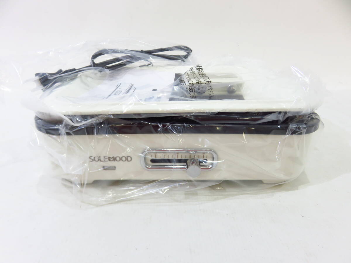 n1910k 【未使用】 SOLEMOOD 1台多機能ホットプレート HY-6127 深鍋プレート たこ焼きプレートセット [102-251021]_画像2
