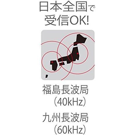 【アウトレット品】 電波時計 見やすいLED発光表示 時間合わせ不要 デジタル表示 コンパクトサイズ 時計 車 カーアクセサリー FIZZ-870_画像7
