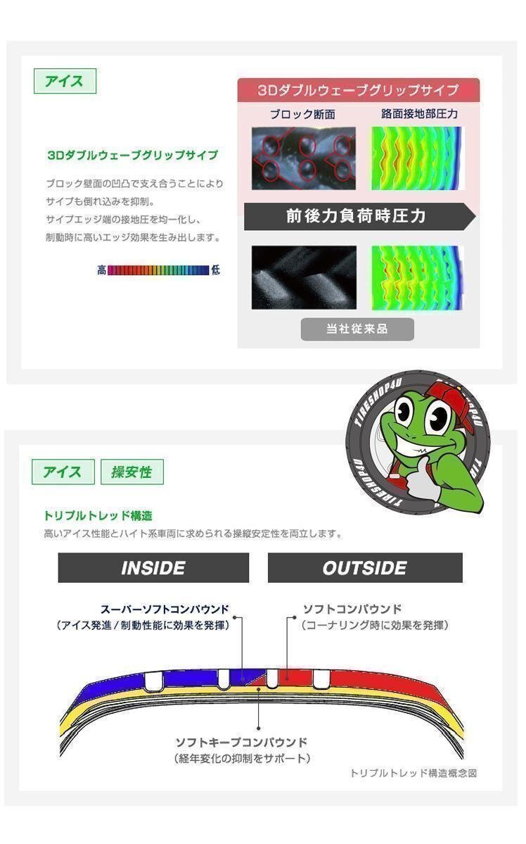 2025年製 TOYO Winter TRANPATH TX 205/60R16 205/60-16 96Q XL トーヨー 4本セット ウィンター トランパス スタッドレス 新品 4本SET_画像4