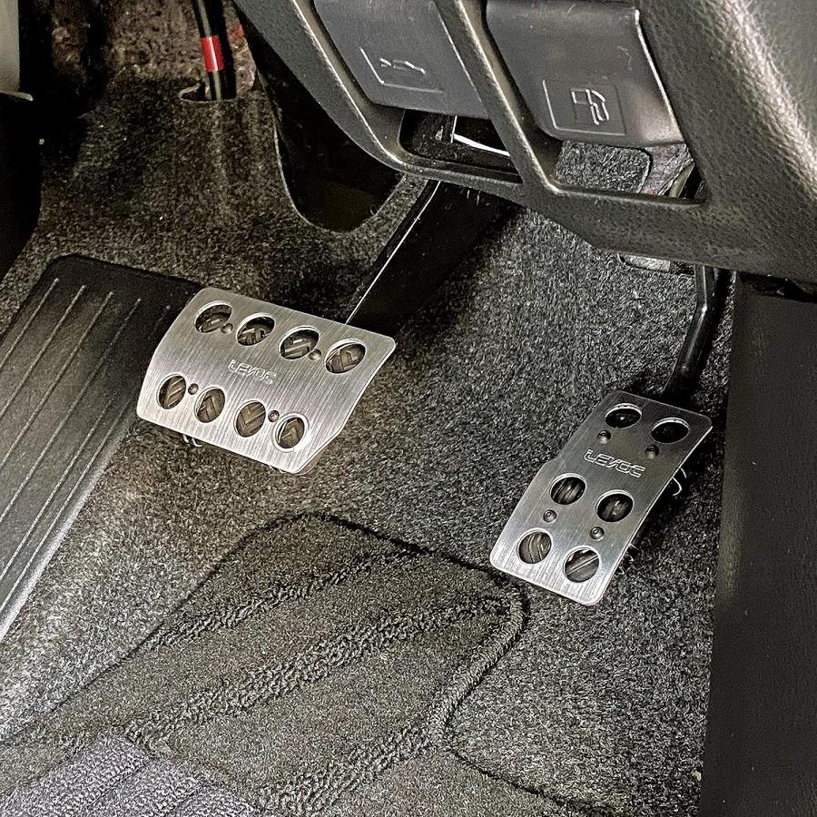 【アウトレット品】 軽 コンパクトカー AT車 アルミ ペダルセット スポーツペダル アクセル ブレーキ オートマ LONZA LV-351_画像4