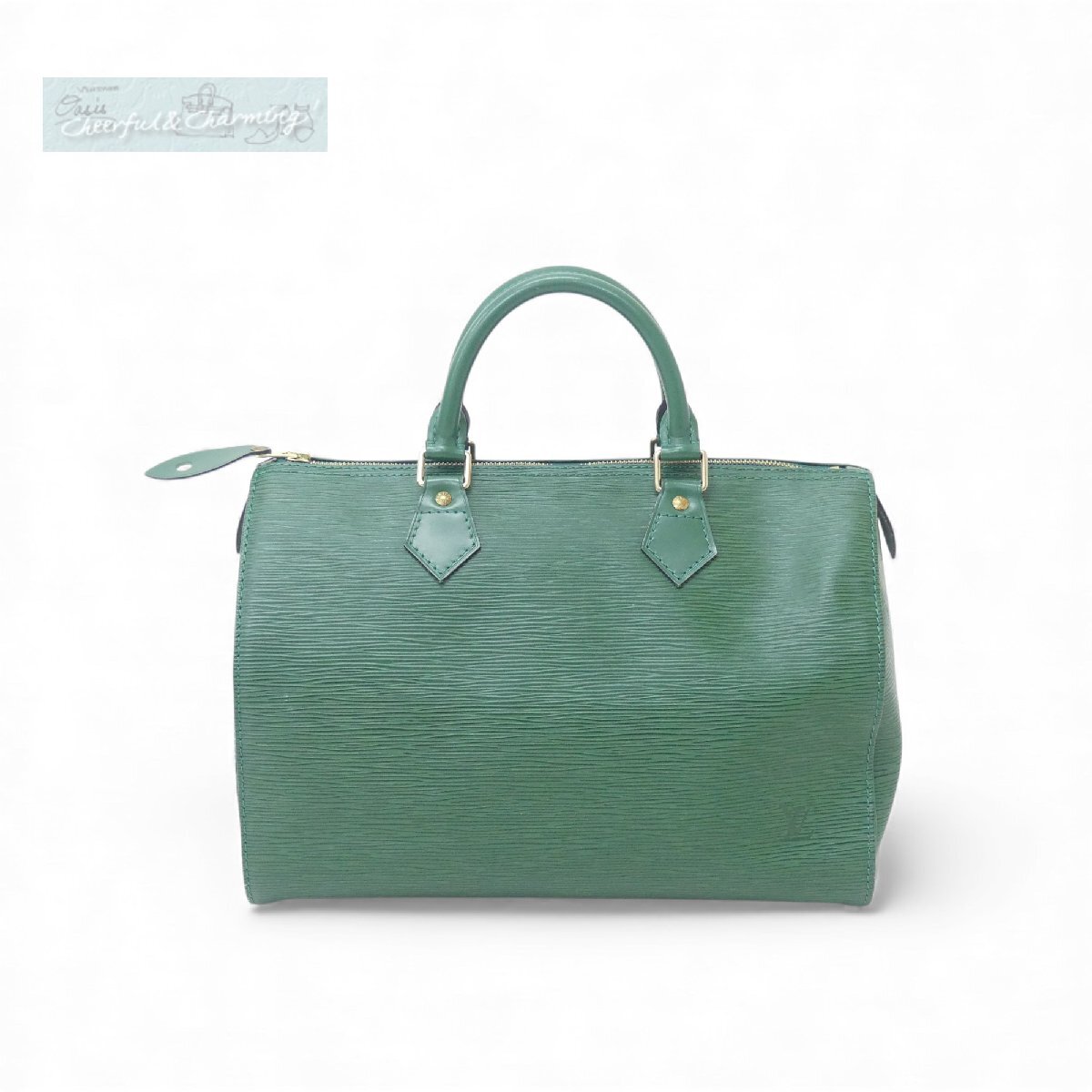 LOUIS VUITTON スピーディ30 エピ ボルネオグリーン M43004 '95年製 パドロックなし　_画像1