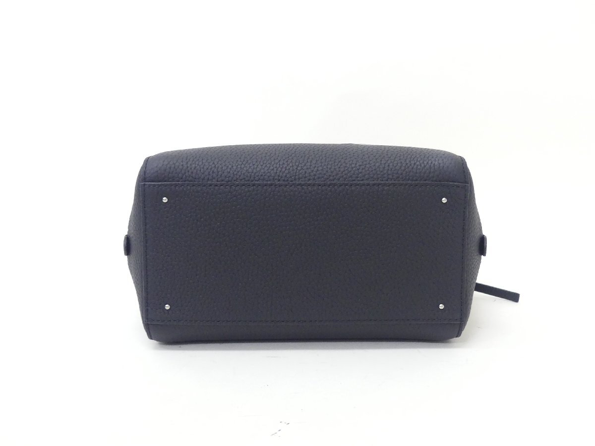 Sランク VASIC ヴァジック CARGO MINIMINI ブラック 牛革 2WAYハンドバッグ_画像4