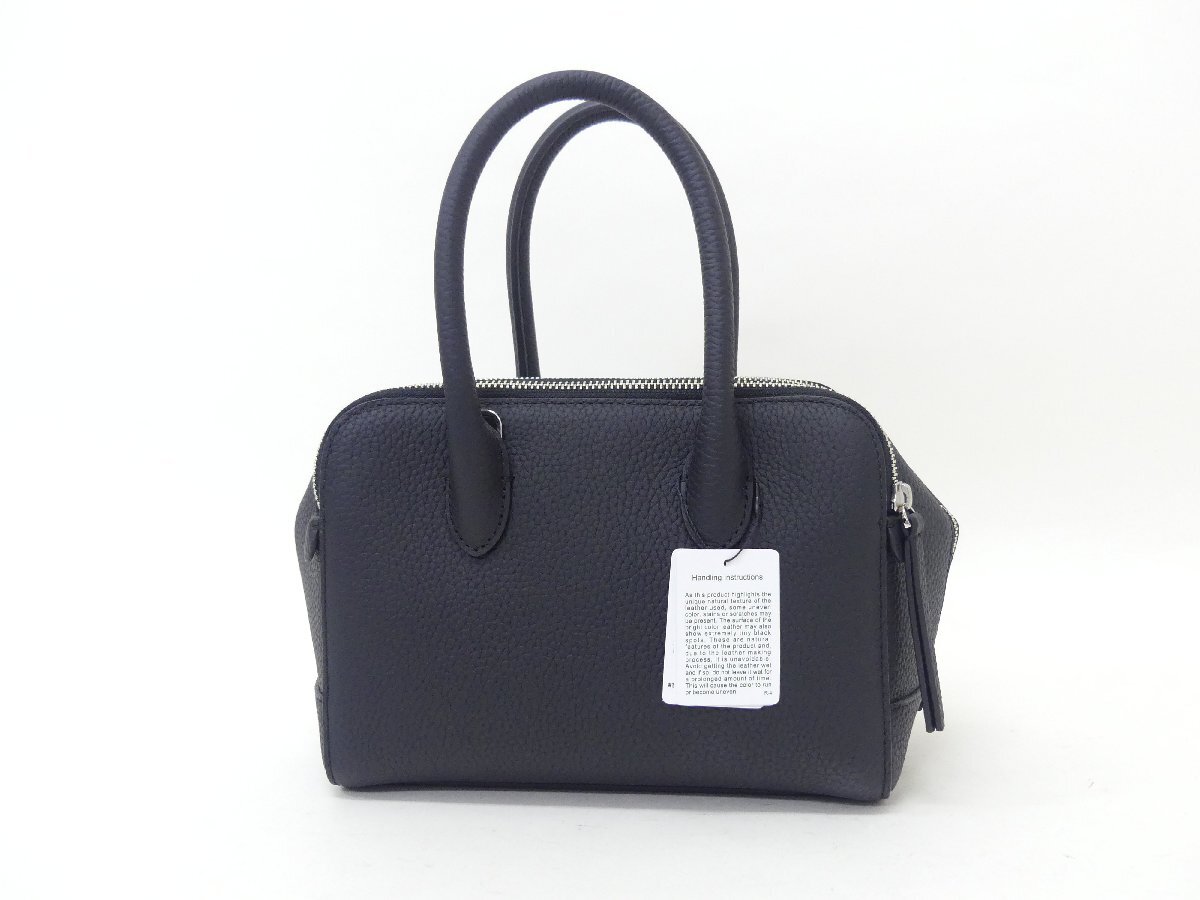 Sランク VASIC ヴァジック CARGO MINIMINI ブラック 牛革 2WAYハンドバッグ_画像3